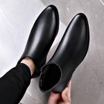 Чёрные мужские полусапоги Cachiotti с мягкой подкладкой - фото 10