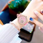 Женские часы KANGOL, Звёздное небо красное золото - фото 6