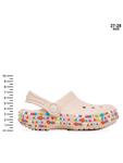 Мюли Crocs Classic Beaded Band Clog 211627, бежевый - фото 8