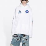 Толстовка Balenciaga X NASA, белый - фото 4