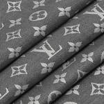 Шаль из денима с монограммой Louis Vuitton, черный - фото 3