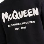 Граффити принт Свитшот Alexander McQueen, Черный - фото 6