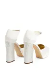 Декорированные туфли на платформе Giuseppe Zanotti, белый - фото 3