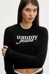 Свитер Tommy Jeans, черный - фото 4