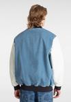 Куртка Vans Bomber Jacket, Medium Blue/Mottled Blue - фото 3