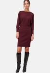 Вязаное платье zero, Dark red - фото 6