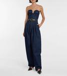 Джинсовое бюстье MAGDA BUTRYM, синий - фото 2