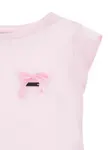 Футболка с бантом Monnalisa, розовый - фото 3