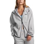 Куртка unstoppable fleece full zip jacket 'light grey' Under Armour, серый - фото 3