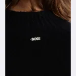 Шерстяной свитер обычного кроя Boss, черный - фото 4