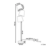 Торшер Beliani, белый - фото 9