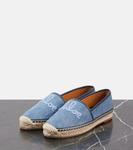 Джинсовые эспадрильи с вышивкой Isla Chloé, Denim - фото 4