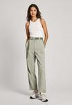 Брюки Pepe Jeans Loose fit Pants Aylin, оливковый - фото 4