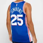 Мужское баскетбольное джерси Nike, цвет Blue - фото 4