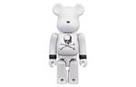 BE@RBRICK X Mastermind Japan белый хром - фото