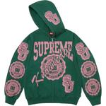 Толстовка на молнии Supreme, белый - фото 7