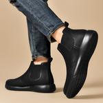 Ботинки Челси мужские черный Laoks - фото 6