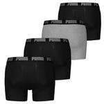 Трусы PUMA Boxer shorts, цвет mottled grey/black - фото 2