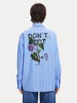 Свободная рубашка Dont Do It 25SWCW16 Desigual, синий - фото 3