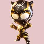 Hot Toys Фигурка Black Panther Long Live Wakanda Chibi - фото 3