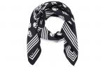 Шейный платок с принтом черепа Alexander McQueen - фото 4