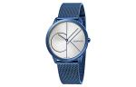 Calvin Klein Часы Unisex Minimal Simple Collection Watch, Silver Dial Blue Strap - фото