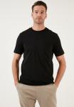 Футболка базовая Regular Fit Buratti, черная - фото 2