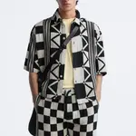 Футболка мужская черно-белая ZARA - фото 4