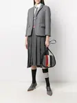 Дутый блейзер THOM BROWNE, серый - фото 2