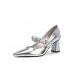 Туфли Мэри Джейн женские Beijiani, Silver - фото