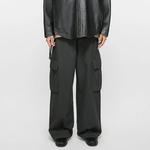 Хлопковые карго-брюки Acne Studios, черный - фото 3