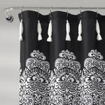 Пышный Декор Бохо Занавеска для Душа Медальон Lush Decor, черный - фото 4