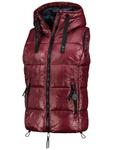 Стеганый жилет Sublevel Steppweste, бордо - фото 3