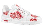 Кроссовки x nigo trainers 'white with red logo hearts' Louis Vuitton, белый - фото 2