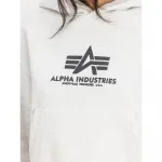 Худи Alpha Industries Basic PP, серый - фото 5