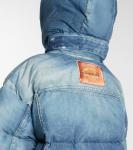 Куртка-обманка с наполнителем down Acne Studios, Denim Blue - фото 6