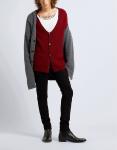 Кардиган 8 By Yoox, бордовый - фото 2