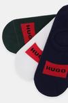 3 пары носков Hugo, зеленый - фото 2
