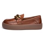 Лоферы женские Help, Brown - фото