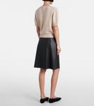 Кашемировый топ Jardin des Orangers, бежевый - фото 3