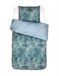 Двустороннее Постельное белье осень/зима 2021 сатин Essenza, синий - фото