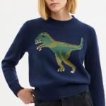 COACH Свитер женский морской синий - фото 4