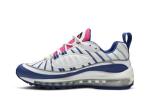 Кроссовки Nike Air Max 98 GS 'White Indigo', синий - фото 3