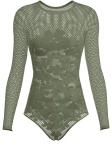 Боди Maccapani Monogram, зеленый - фото