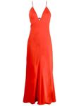 Stella McCartney платье с V-образным вырезом, красный - фото