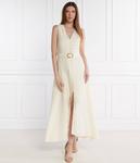 Платье с поясом Twinset, экрю - фото 3