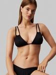 Треугольный бикини-топ Calvin Klein Swimwear Triangle Bikini Top, черный - фото 4