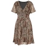 Угадай женщину в стильном платье Guess, мультиколор - фото