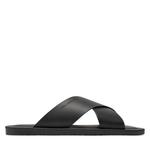 Шлепанцы KARL LAGERFELD KL70214 Black Lthr, черный - фото