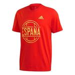 Футболка Adidas Spain Tee 'Red Yellow', желтый - фото
